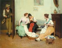 Eugene de Blaas - The Friendly Gossips